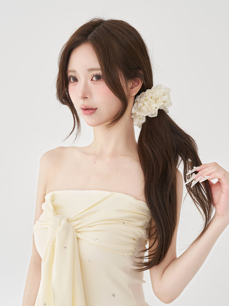 モデル：158cm（着用サイズ：FREE　着用カラー：YEL）