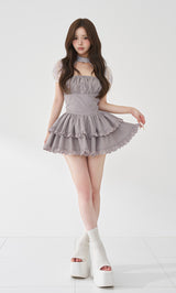 モデル：158cm（着用サイズ：FREE　着用カラー：GRY）