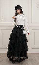 モデル：158cm（着用サイズ：FREE　着用カラー：BLK）
