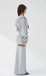 モデル：158cm（着用サイズ：FREE　着用カラー：GRY）