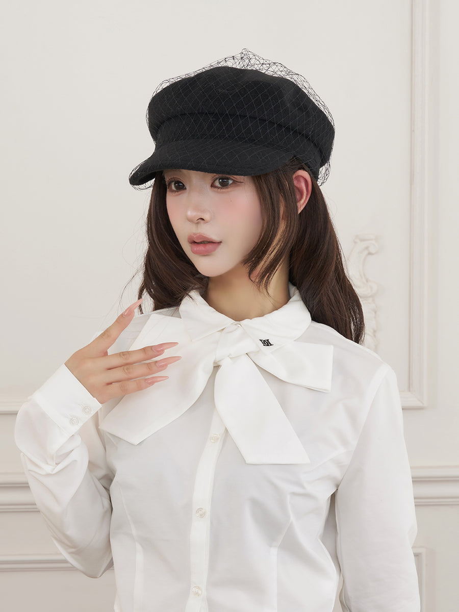 モデル：158cm（着用サイズ：FREE　着用カラー：WHT）