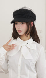モデル：158cm（着用サイズ：FREE　着用カラー：WHT）
