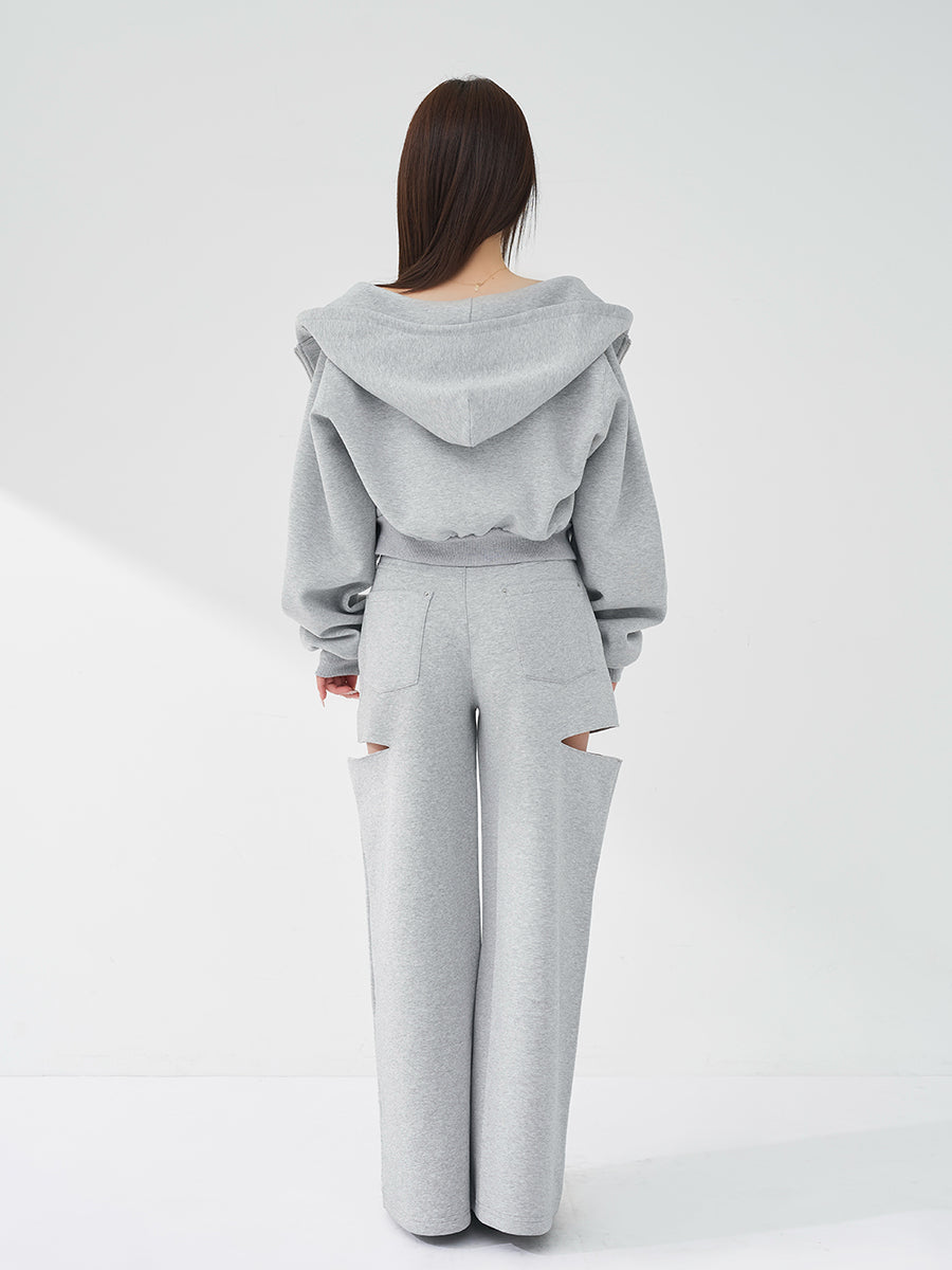 モデル：158cm（着用サイズ：FREE　着用カラー：GRY）