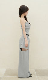 モデル：158cm（着用サイズ：FREE　着用カラー：GRY）