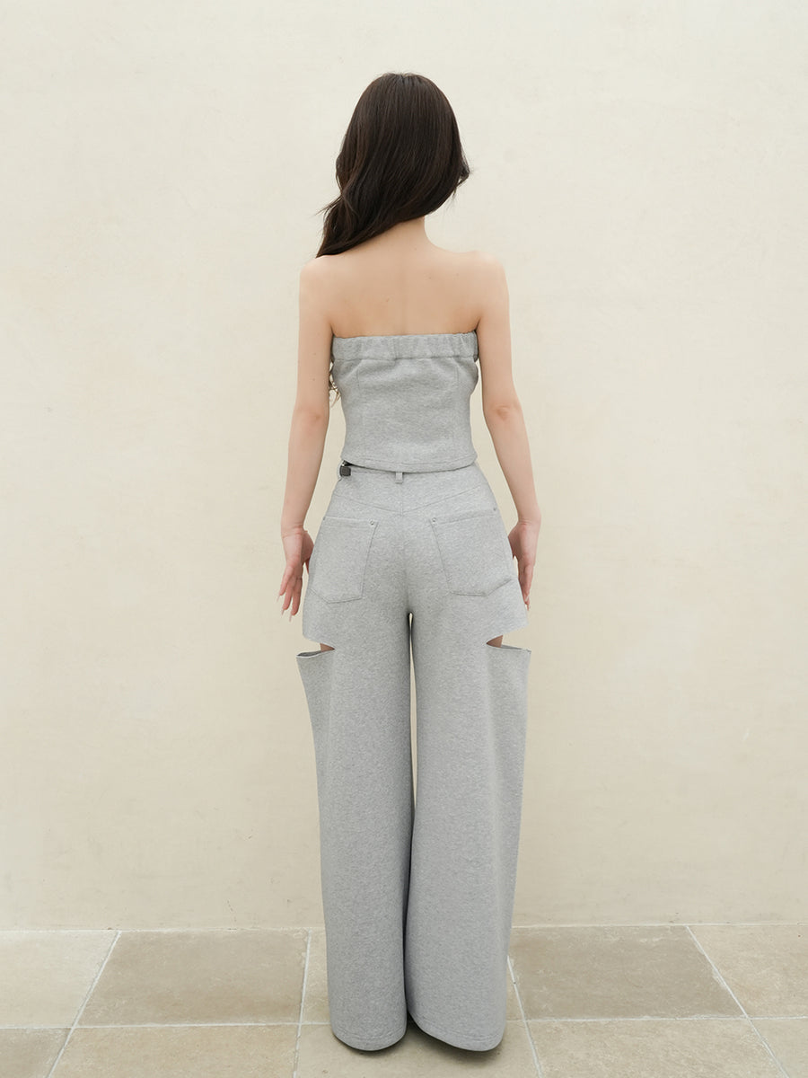 モデル：158cm（着用サイズ：FREE　着用カラー：GRY）