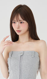 モデル：158cm（着用サイズ：FREE　着用カラー：GRY）
