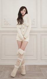モデル：158cm（着用サイズ：FREE　着用カラー：WHT）
