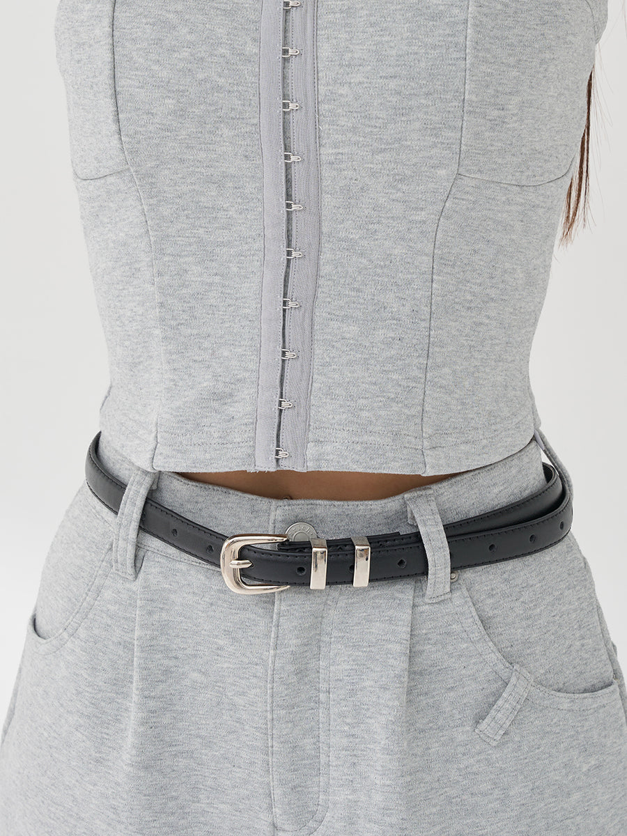 モデル：158cm（着用サイズ：FREE　着用カラー：GRY）