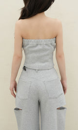 モデル：158cm（着用サイズ：FREE　着用カラー：GRY）