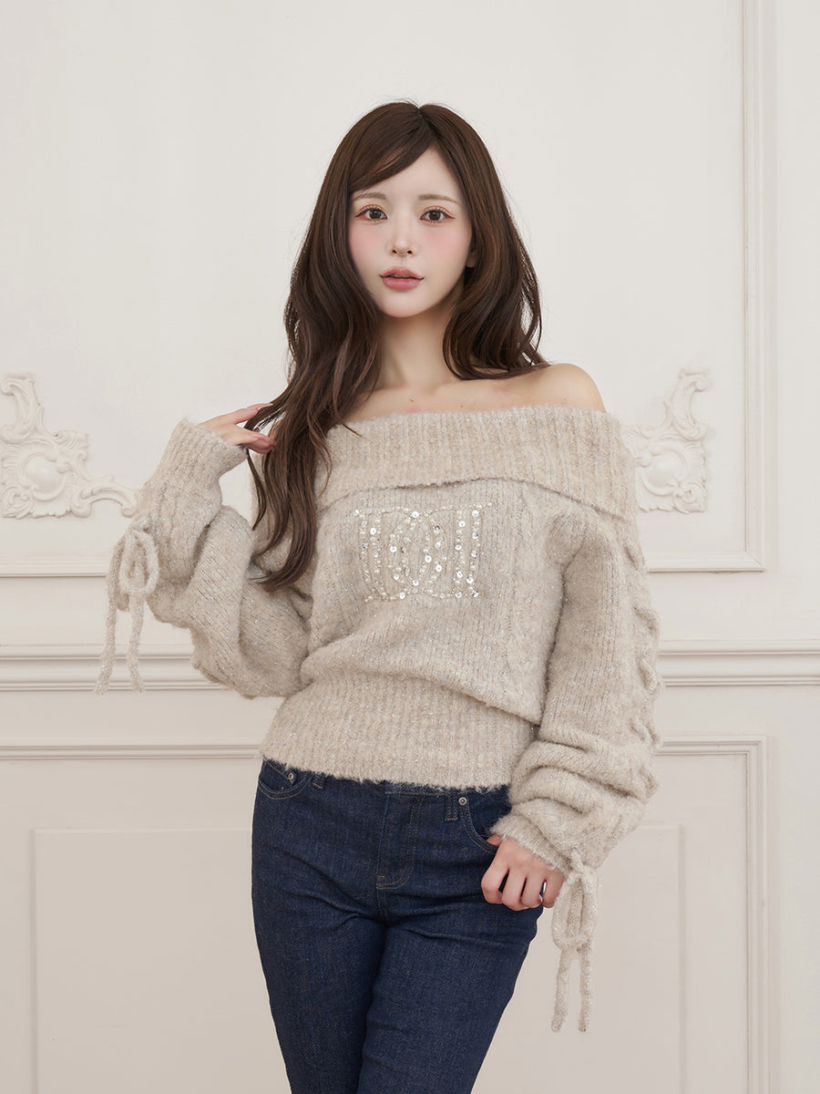 モデル：158cm（着用サイズ：FREE　着用カラー：BEG）