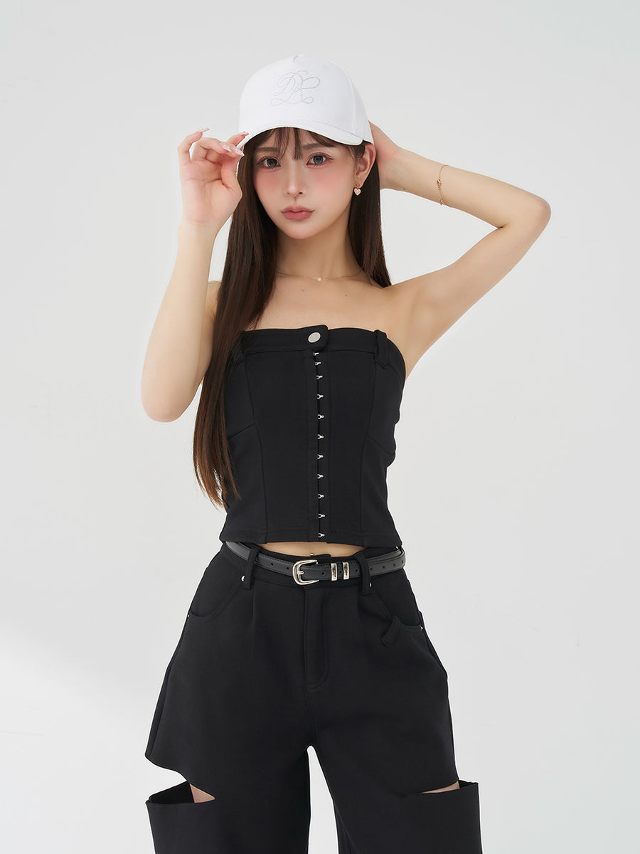 モデル：158cm（着用サイズ：FREE　着用カラー：BLK）