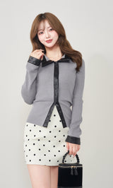 モデル：158cm（着用サイズ：FREE　着用カラー：GRY）