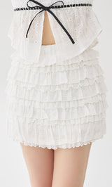 モデル：158cm（着用サイズ：FREE　着用カラー：WHT）