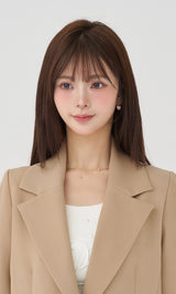 モデル：158cm（着用サイズ：S　着用カラー：BEG）