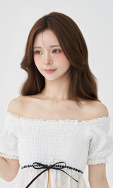 モデル：158cm（着用サイズ：FREE　着用カラー：WHT）