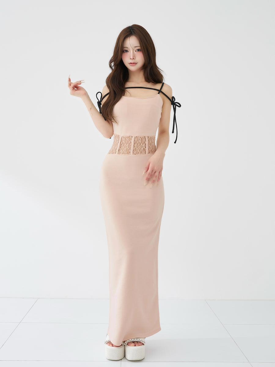 モデル：158cm（着用サイズ：FREE　着用カラー：P-BEG）