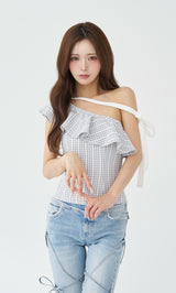 モデル：158cm（着用サイズ：FREE　着用カラー：GRY）