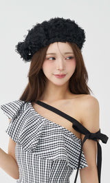 モデル：158cm（着用サイズ：FREE　着用カラー：BLK）