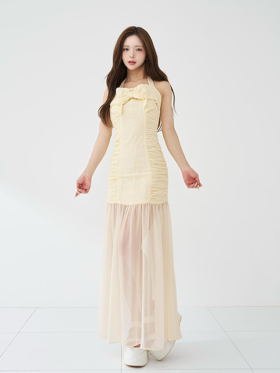モデル：158cm（着用サイズ：FREE　着用カラー：YEL）