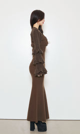 モデル：158cm（着用サイズ：FREE　着用カラー：BRN）