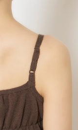 モデル：158cm（着用サイズ：FREE　着用カラー：BRN）