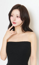 モデル：158cm（着用サイズ：FREE　着用カラー：BLK）