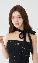 モデル：158cm（着用サイズ：FREE　着用カラー：BLK）