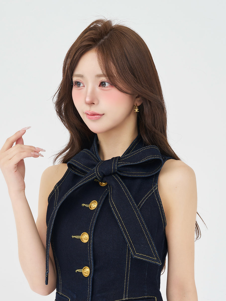 モデル：158cm（着用サイズ：FREE　着用カラー：IND）