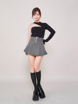 モデル：158cm（着用サイズ：S　着用カラー：GRY）