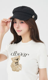 Darich ダーリッチ　ハーフスリーブニットトップス ダーリッチ Darich ハーフスリーブニットトップス （サックス