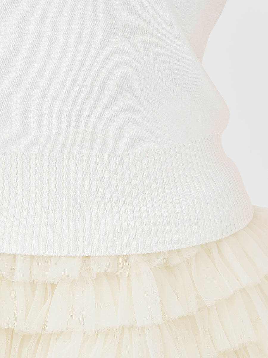 モデル：158cm（着用サイズ：FREE　着用カラー：WHT）