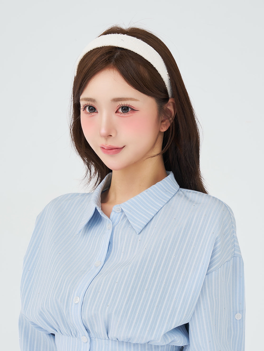 モデル：158cm（着用サイズ：FREE　着用カラー：SAX）