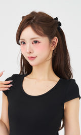 ボリュームティアードリボンロングワンピース – Darich