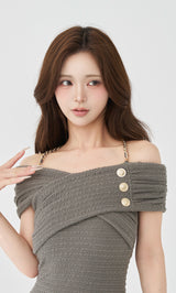 モデル：158cm（着用サイズ：FREE　着用カラー：GRY）