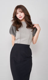モデル：158cm（着用サイズ：FREE　着用カラー：GRY）