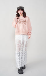 モデル：158cm（着用サイズ：FREE　着用カラー：WHT）
