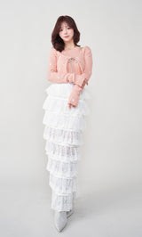 モデル：158cm（着用サイズ：FREE　着用カラー：WHT）