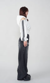 モデル：158cm（着用サイズ：FREE　着用カラー：WHT）