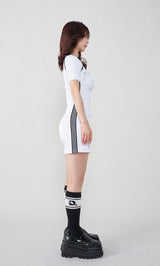 モデル：158cm（着用サイズ：FREE　着用カラー：WHT）