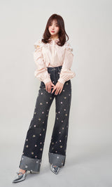 モデル：158cm（着用サイズ：FREE　着用カラー：PNK）