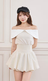 モデル：162cm（着用サイズ：FREE　着用カラー：WHT）