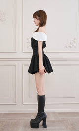 モデル：162cm（着用サイズ：FREE　着用カラー：BLK）