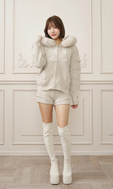 モデル：162cm（着用サイズ：FREE　着用カラー：L-GRY）