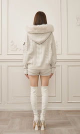 モデル：162cm（着用サイズ：FREE　着用カラー：L-GRY）