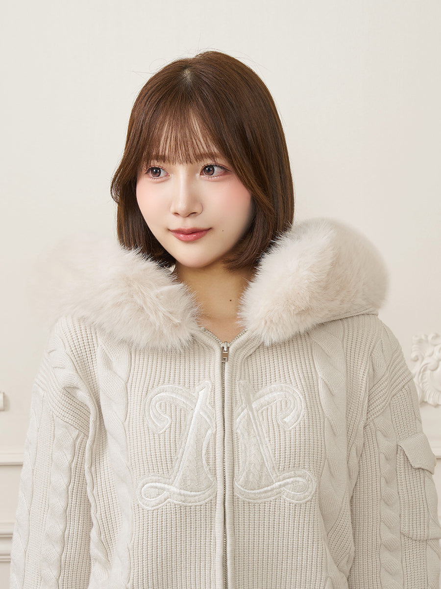 モデル：162cm（着用サイズ：FREE　着用カラー：L-GRY）