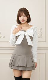 モデル：162cm（着用サイズ：FREE　着用カラー：GRY）