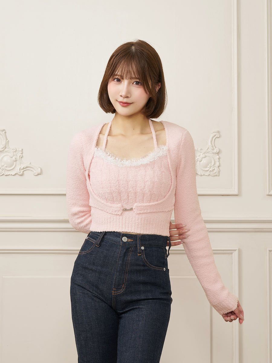 モデル：162cm（着用サイズ：FREE　着用カラー：PNK）