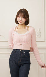 モデル：162cm（着用サイズ：FREE　着用カラー：PNK）