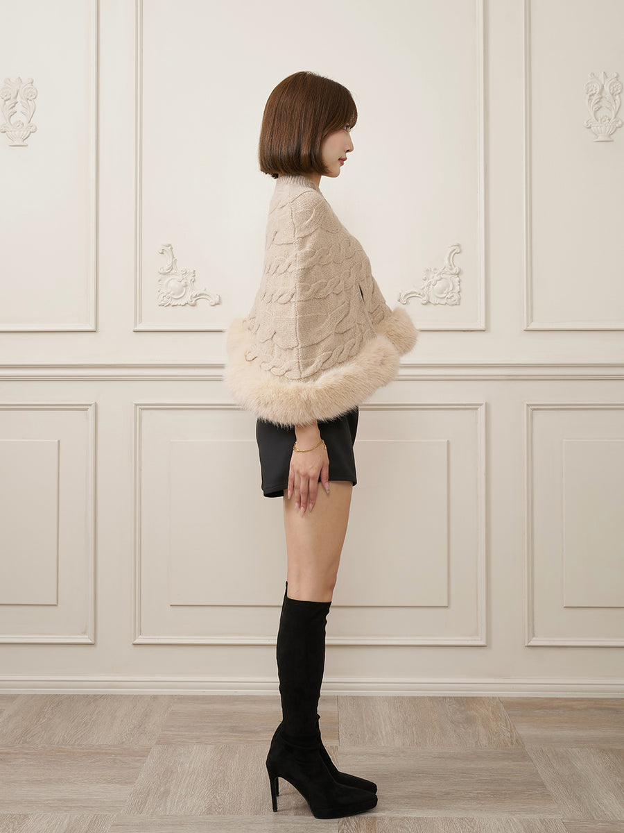 モデル：162cm（着用サイズ：FREE　着用カラー：BEG）