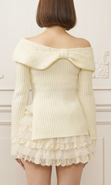 モデル：162cm（着用サイズ：FREE　着用カラー：WHT）